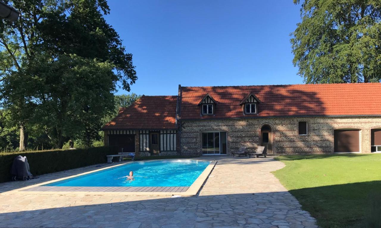 Clos Celeste - Campagne D Etretat Avec Piscine Et Spa (Adults Only) Écrainville Zewnętrze zdjęcie