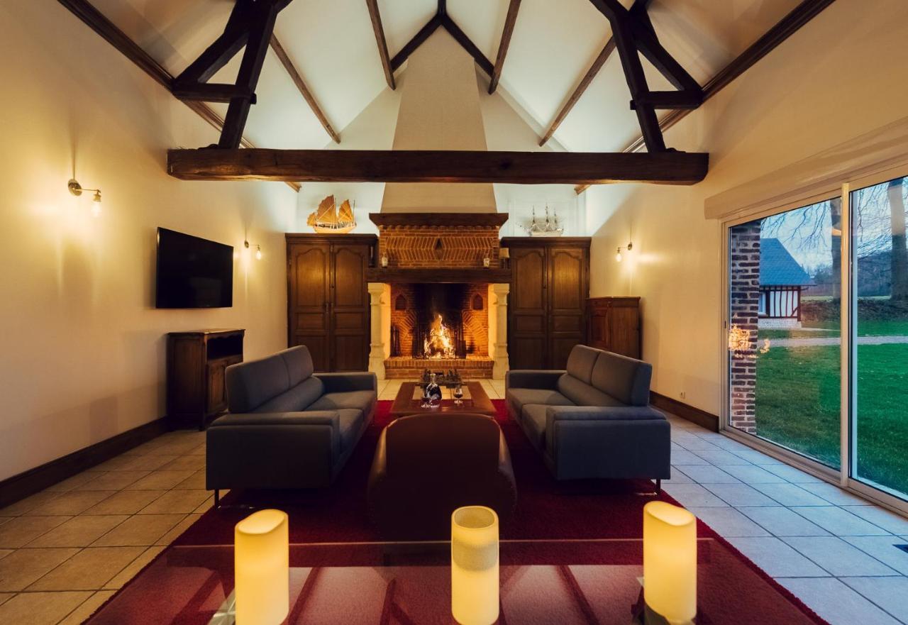 Clos Celeste - Campagne D Etretat Avec Piscine Et Spa (Adults Only) Écrainville Zewnętrze zdjęcie