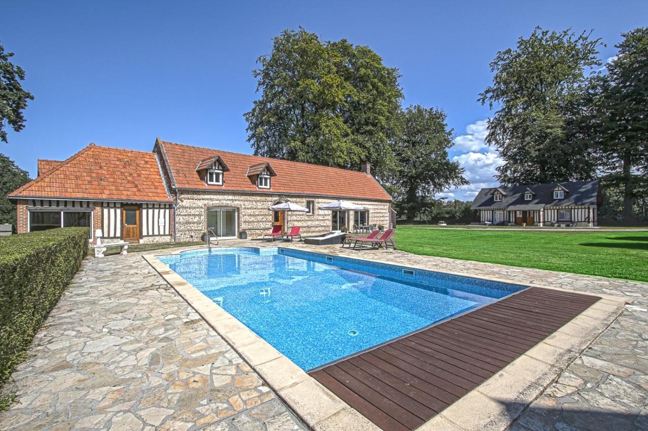 Clos Celeste - Campagne D Etretat Avec Piscine Et Spa (Adults Only) Écrainville Zewnętrze zdjęcie