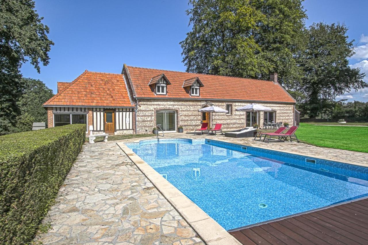 Clos Celeste - Campagne D Etretat Avec Piscine Et Spa (Adults Only) Écrainville Zewnętrze zdjęcie